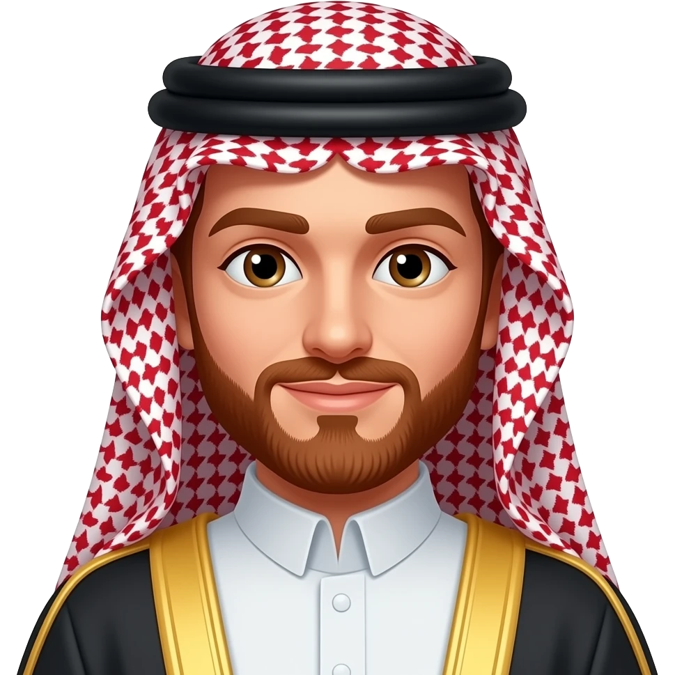 Redhead sheikh emoji