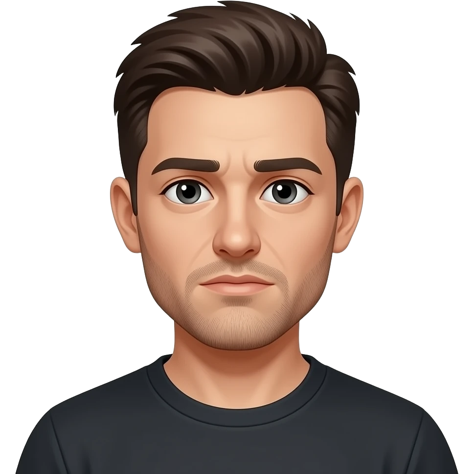 Suicidal man emoji