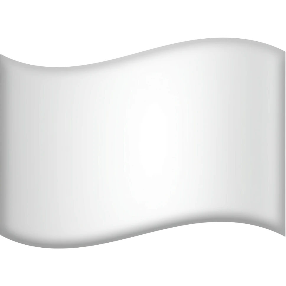 White flag with white oval on it emoji
