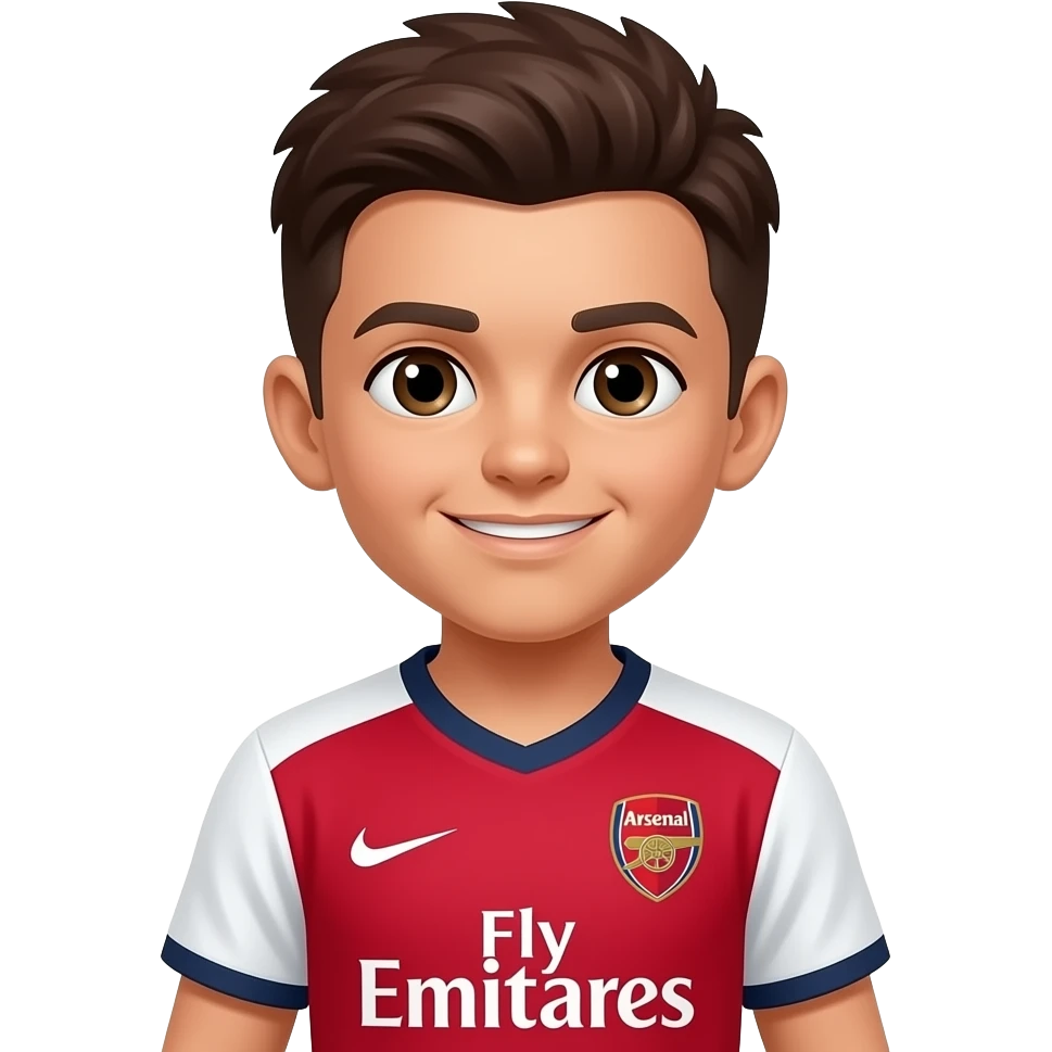 gutt som støtter arsenal emoji
