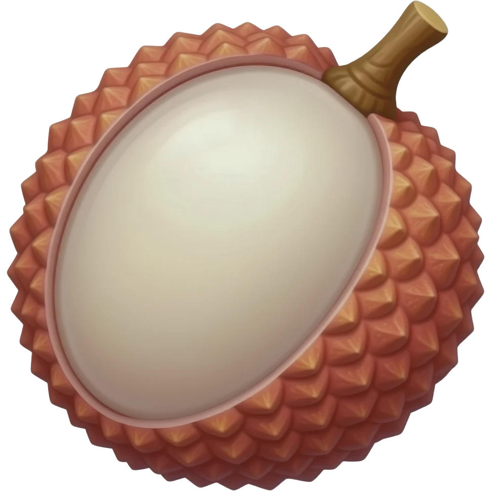 Lychee emoji