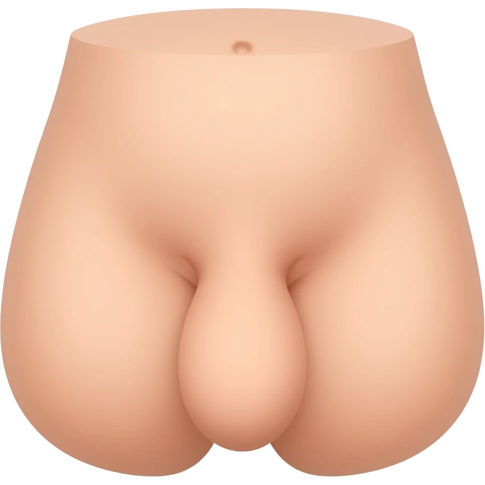 A man’s dick or penis emoji