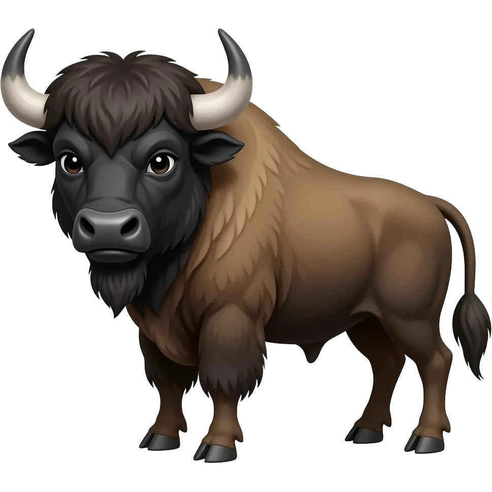 crea una emoji de un toro parado que tenga la cabeza de un humano emoji