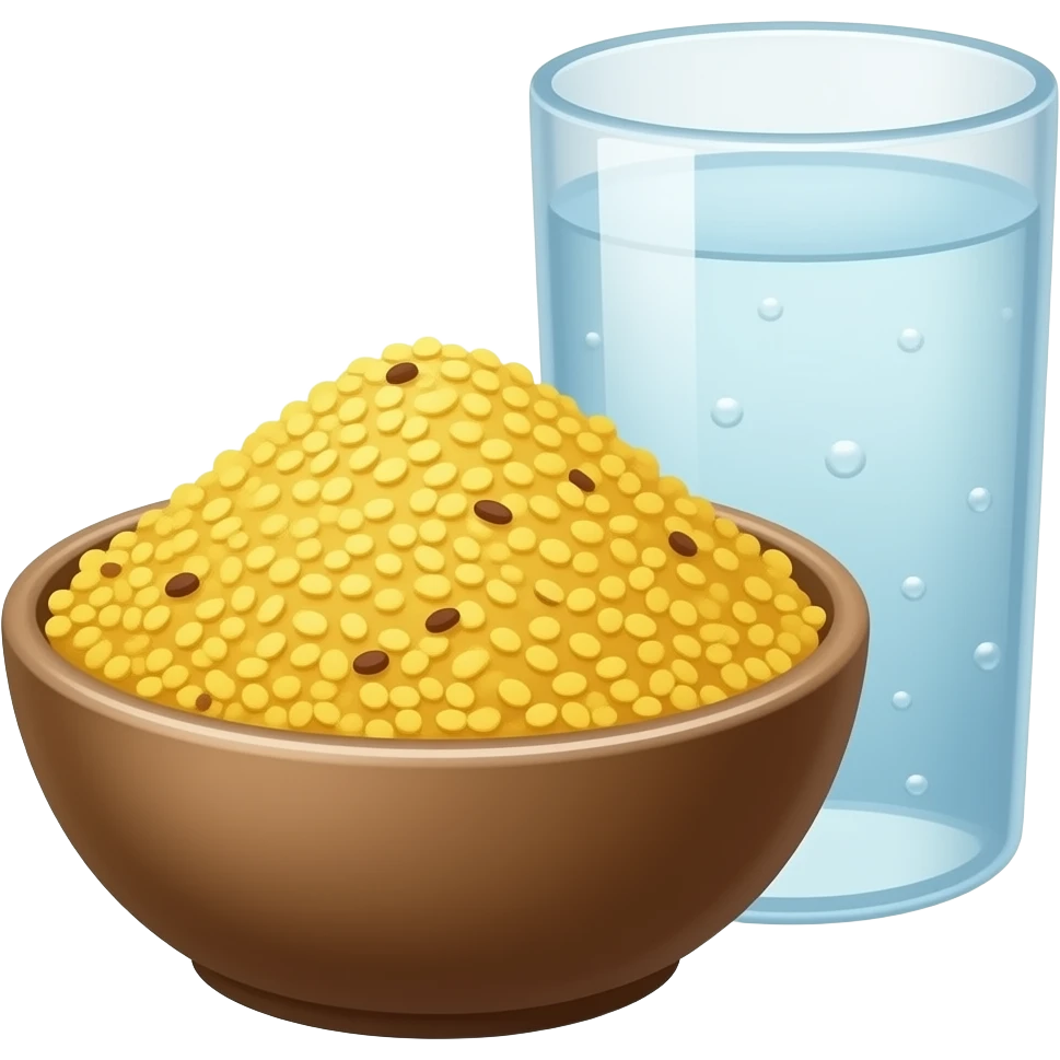 Garri & water emoji