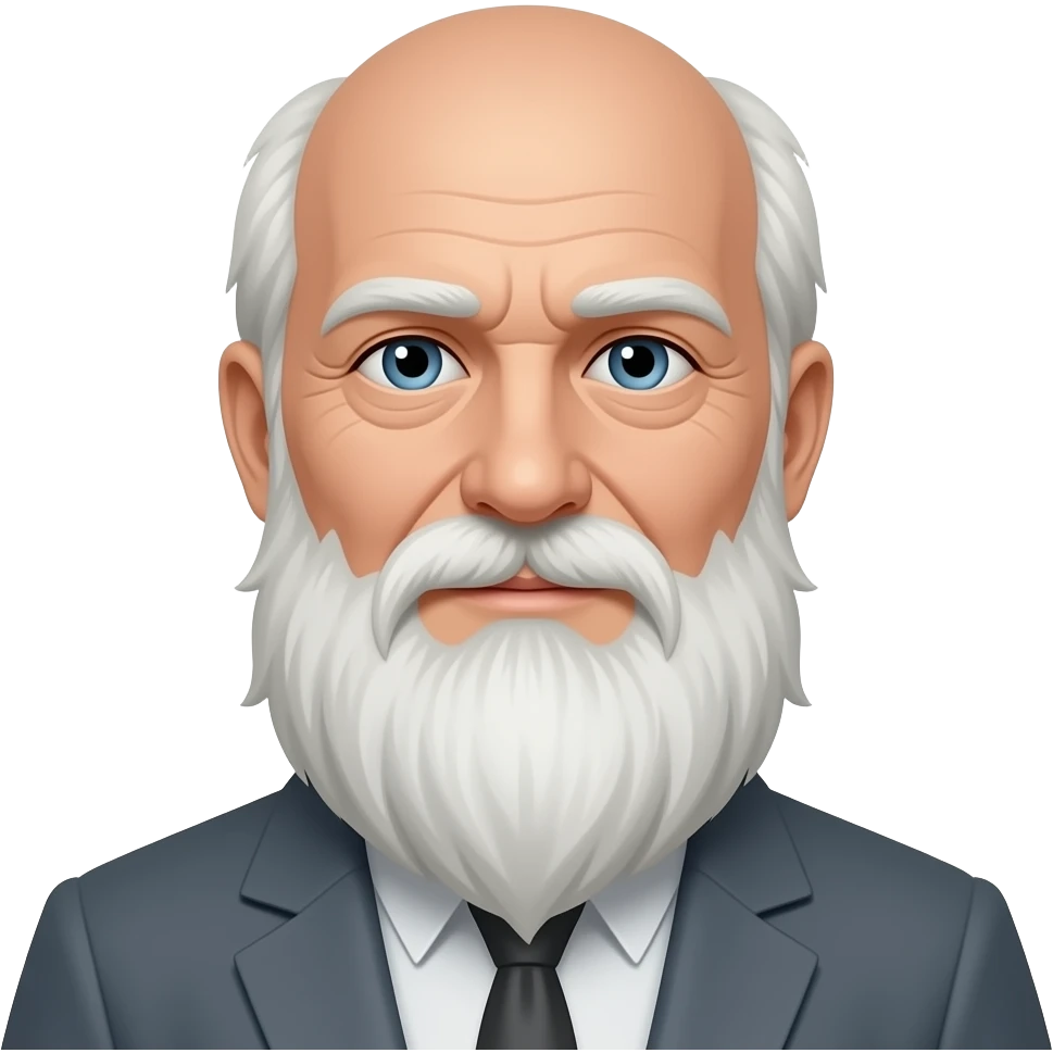 Old Man with no hair emoji