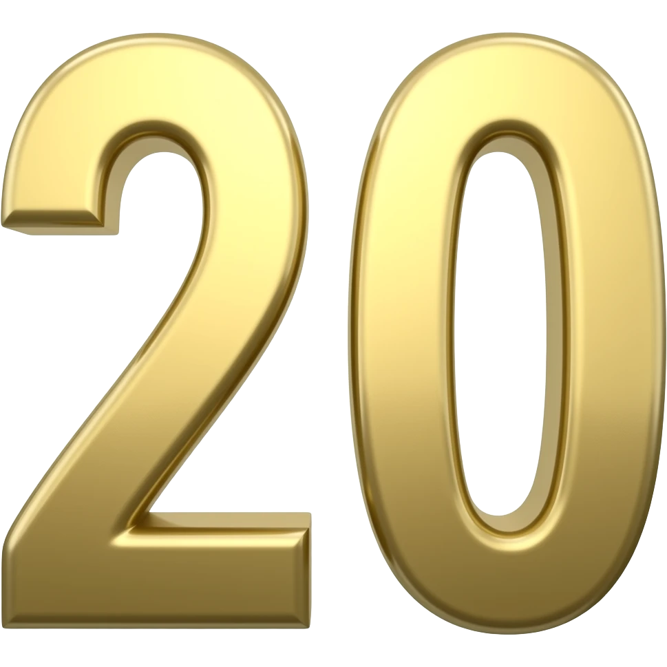 NUMERO 20 emoji