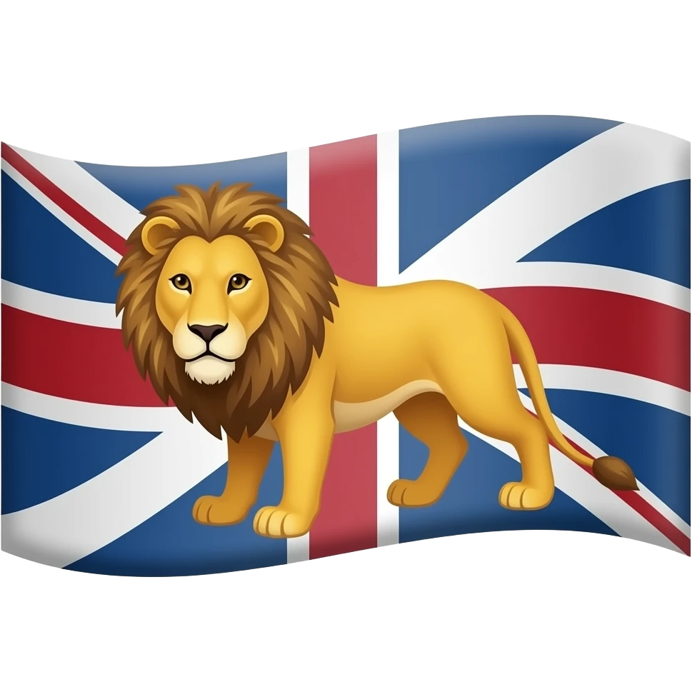 پرچم شیر emoji
