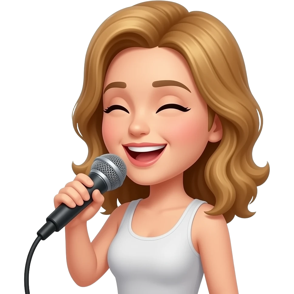 Sing emoji