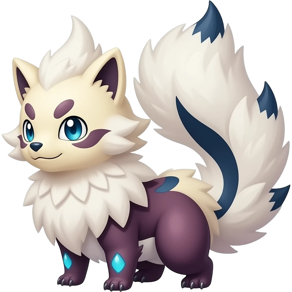 Meowstic-Minccino-Furret-Milotic-Exveemon-hybrid emoji