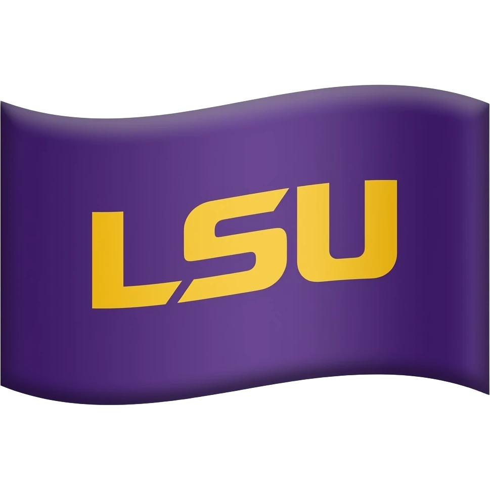 Flag for lsu emoji