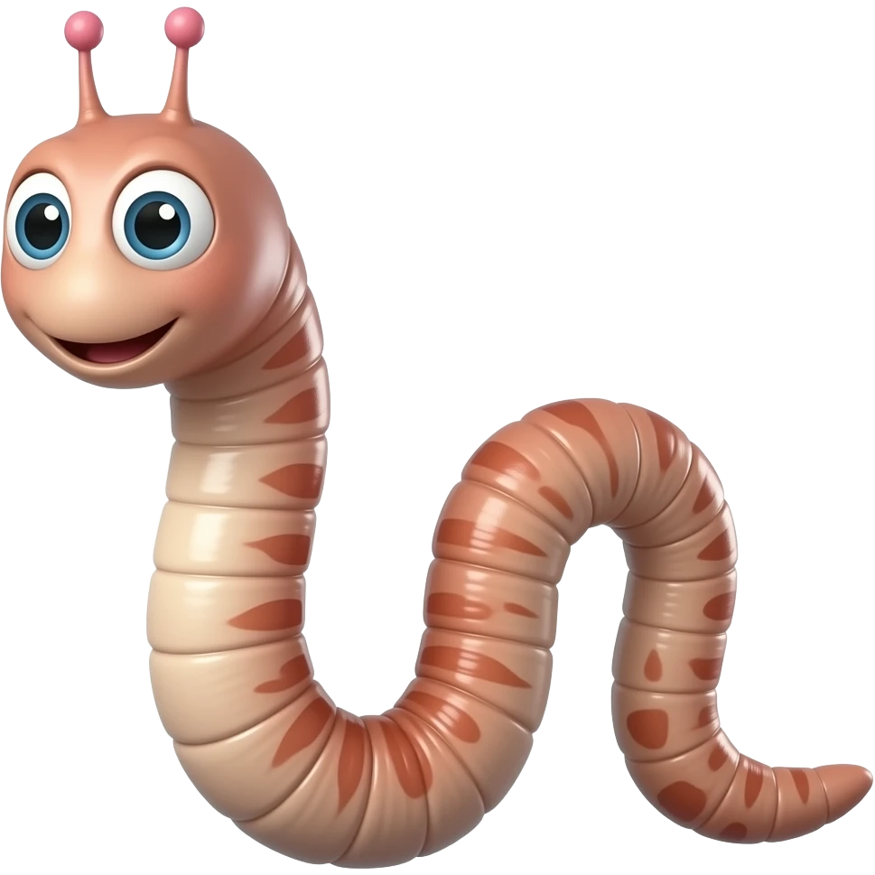 worm emoji
