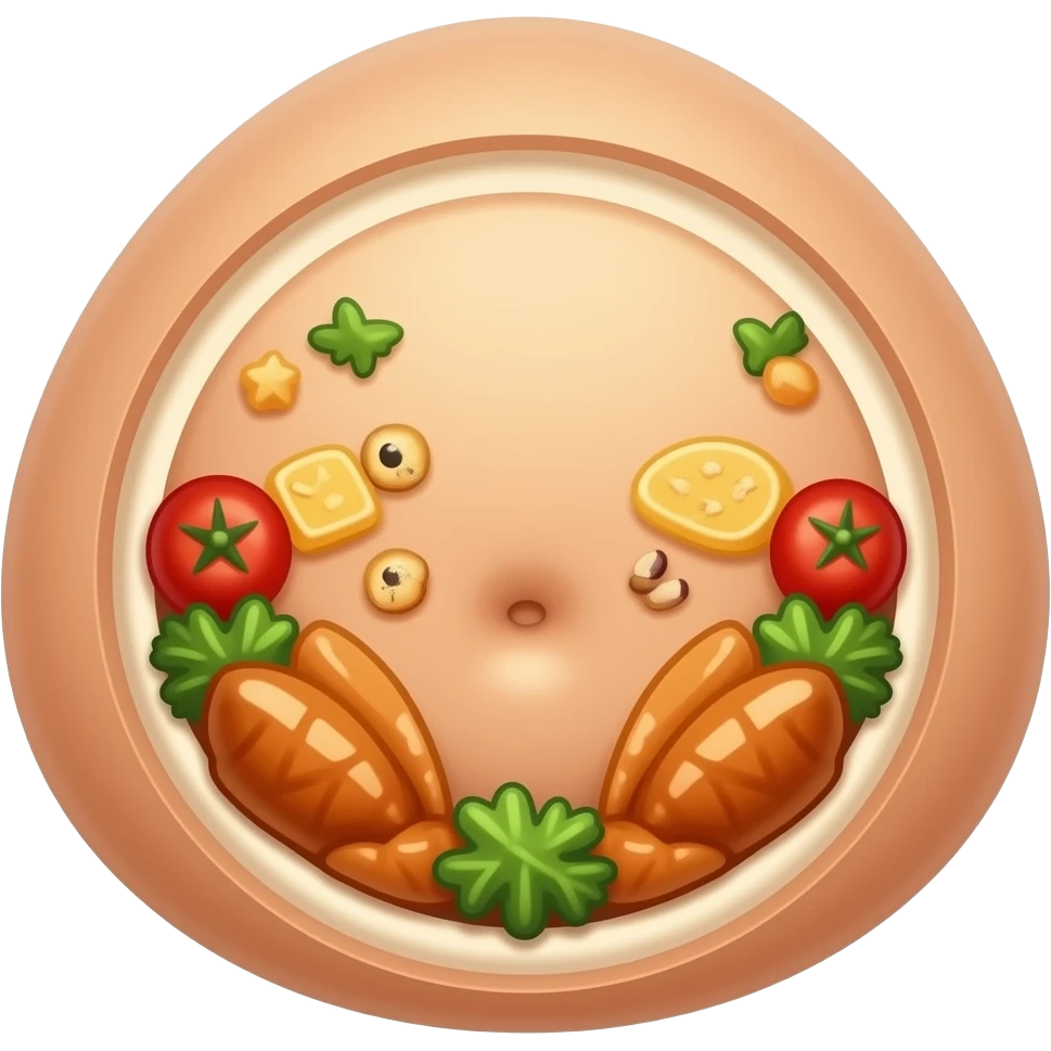 A female stomach,big and full,bulging with yummy food,ready to go pop,so full that a heavy fat stomach wants a gentle rub,A Bellybutton,the stomach had too much to eat,even one can’t fast but walks like she is pregnant with a baby bump sticking out and leading the way. emoji