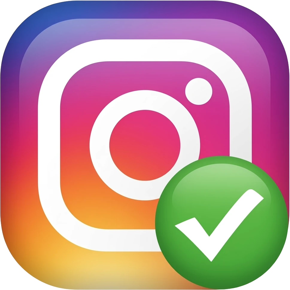 Meta verified badge for Instagram emoji