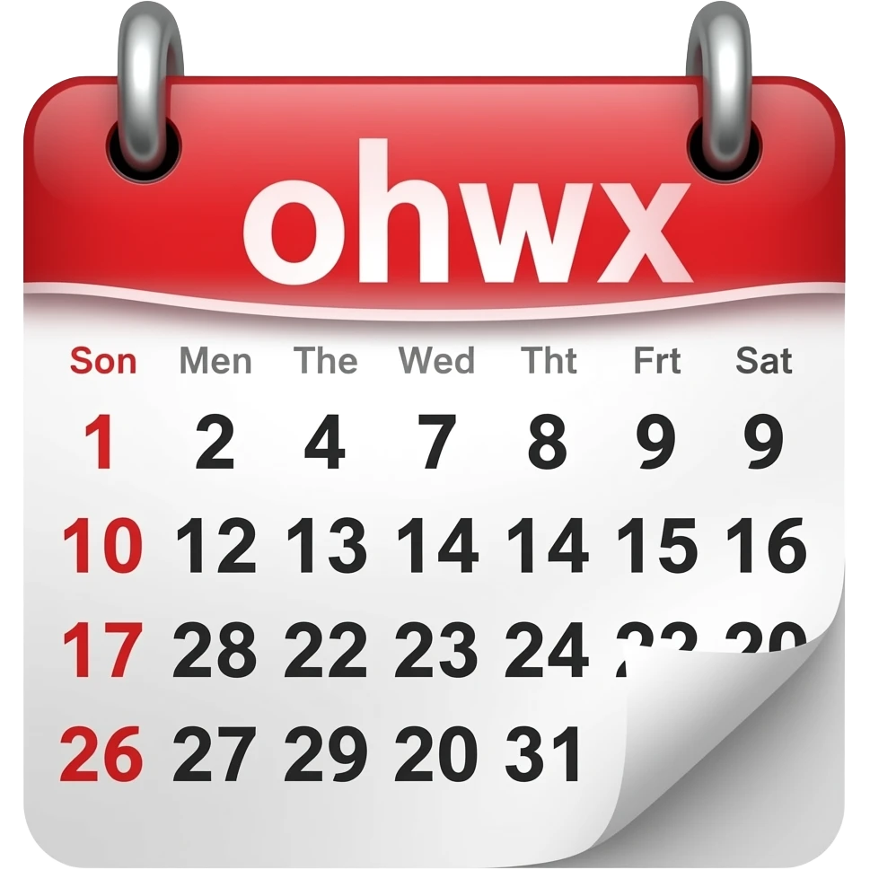 calendar emoji