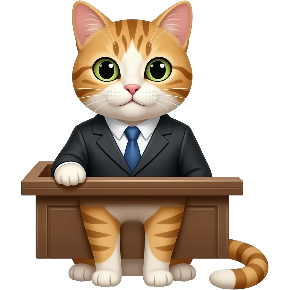 кот-судья emoji
