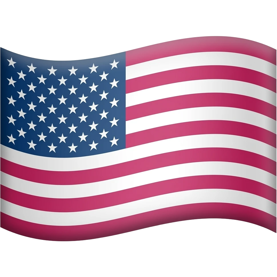 PINK USA FLAG emoji
