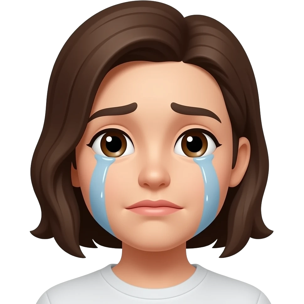 Crying face emoji