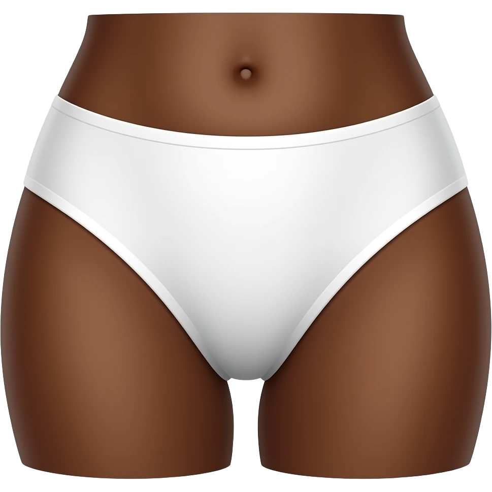 Panty dark skin emoji