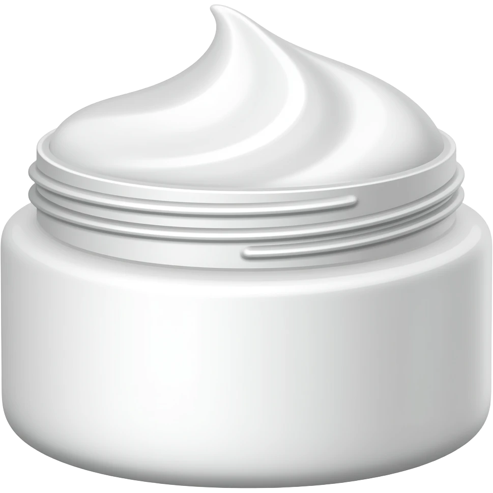 White cream emoji emoji