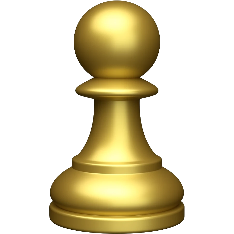 gold pawn emoji