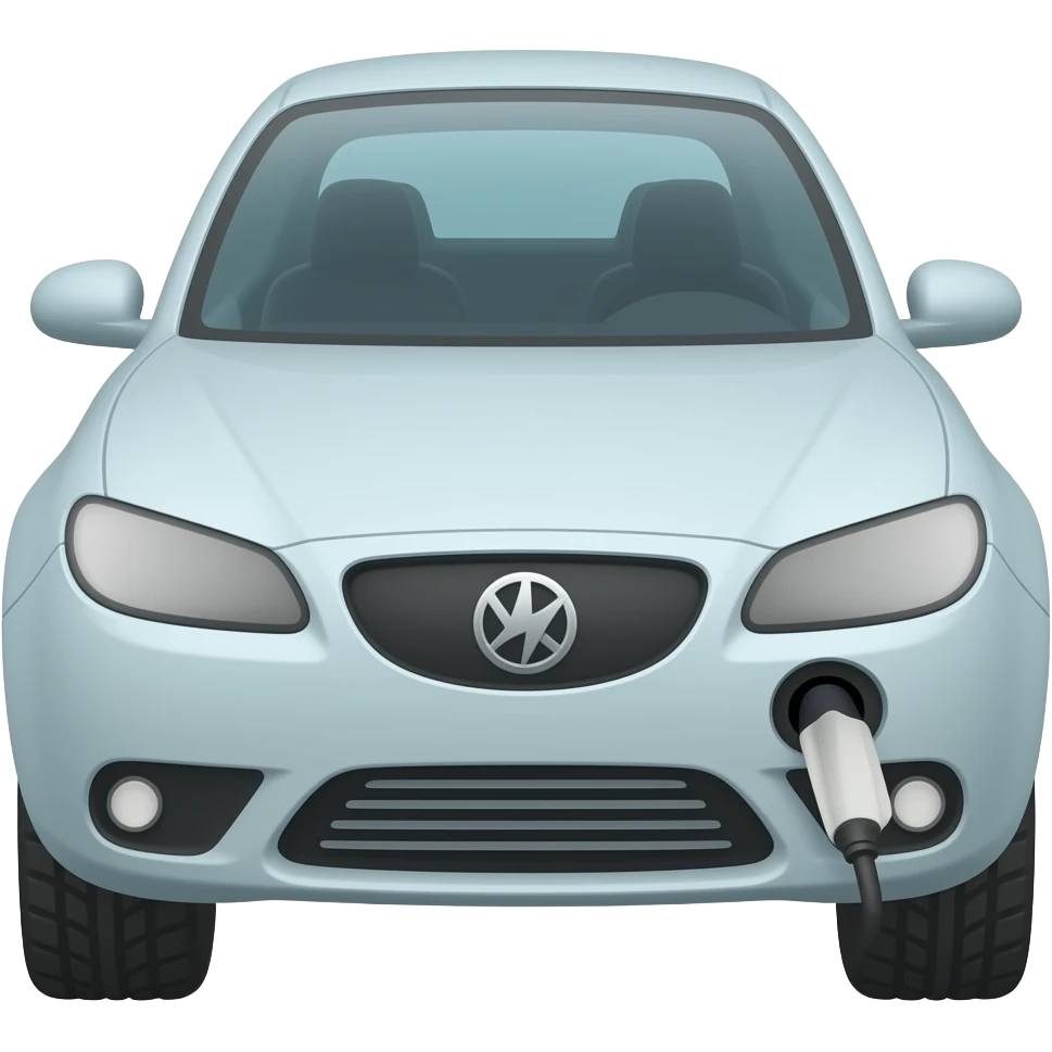 electric car chargign emoji