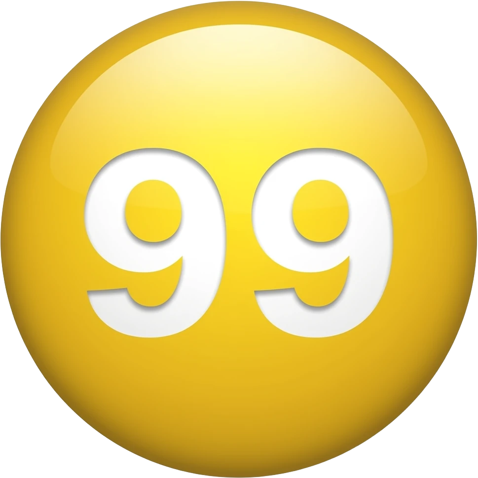 93 in yellow base circle emoji