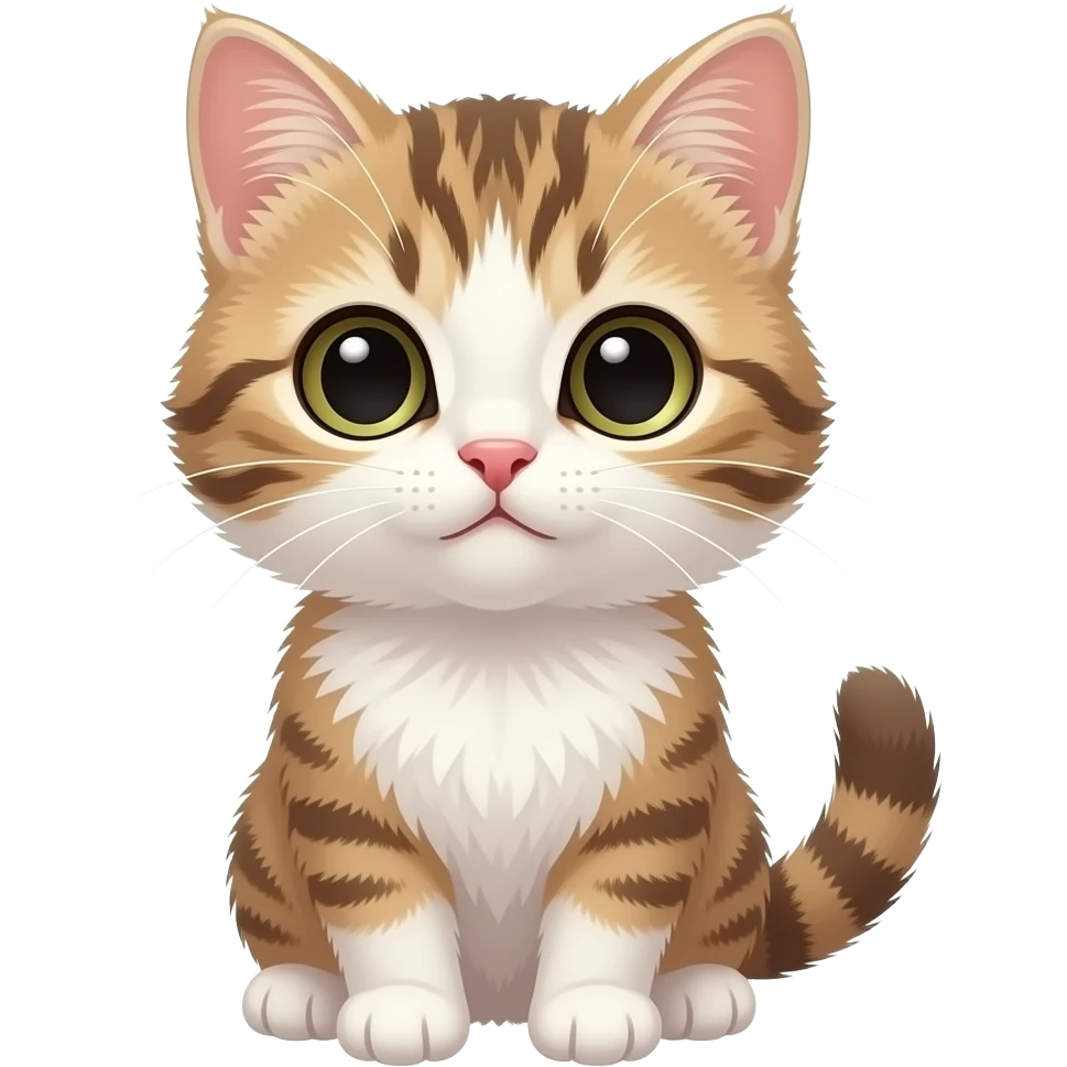 Kitten cute emoji