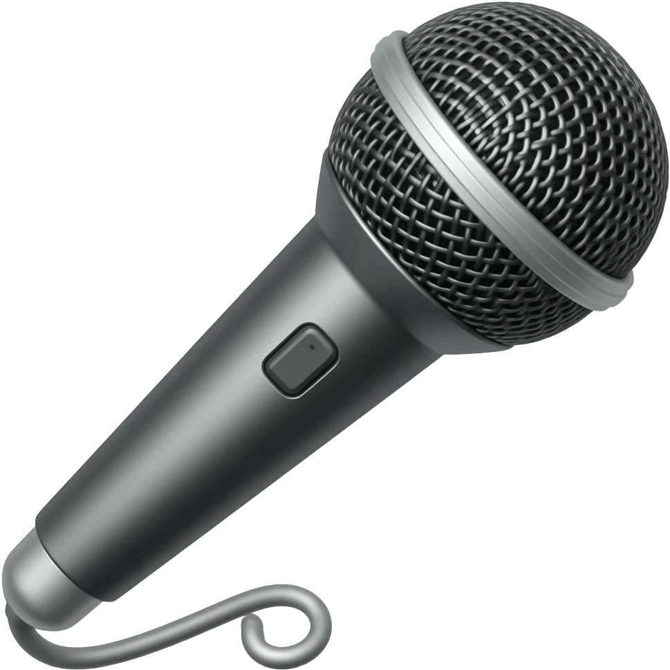 🎙️ (Microphone): Listening & speaking interactive practice. emoji