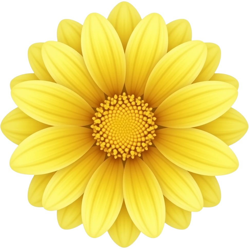 Yellow flower emoji