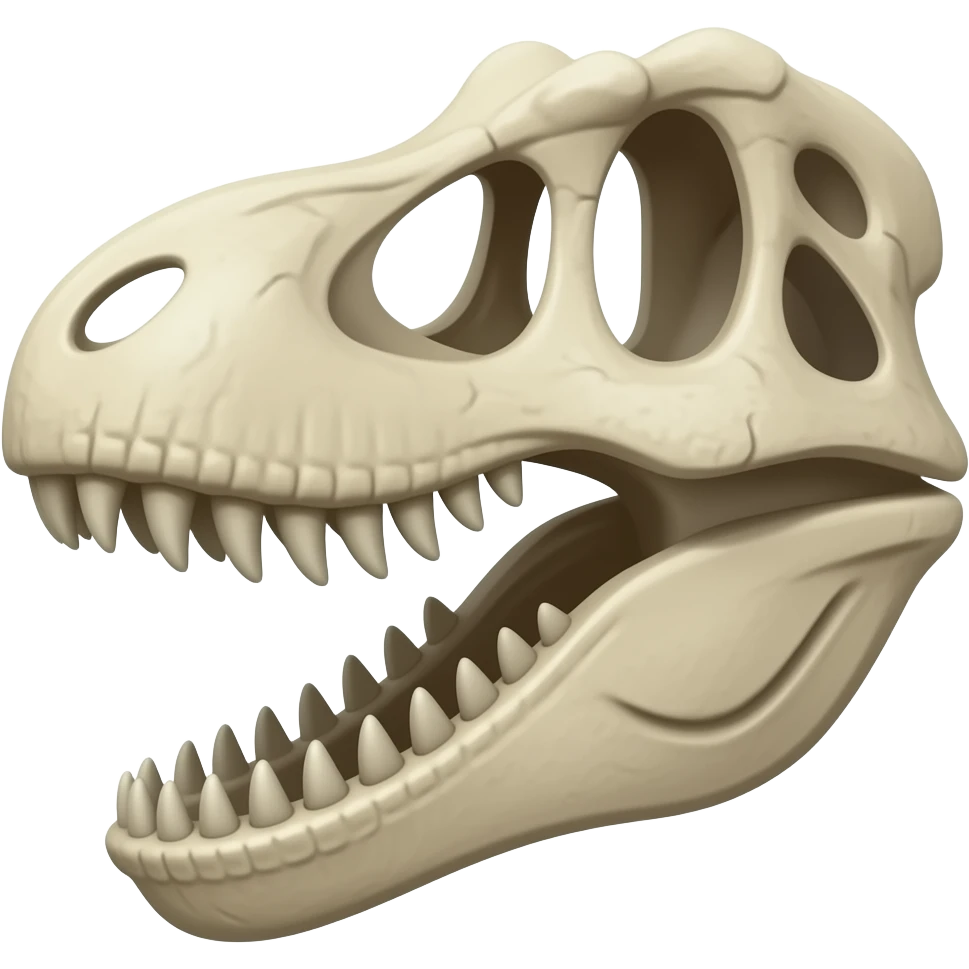 dinosaur bone emoji