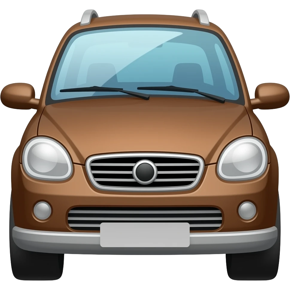 brown car emoji