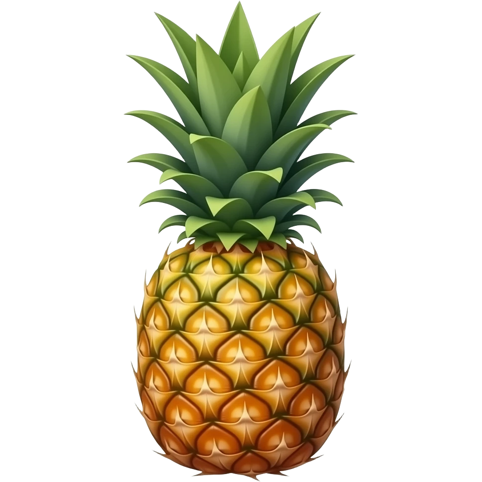 Pineapple cinematic realistic emoji