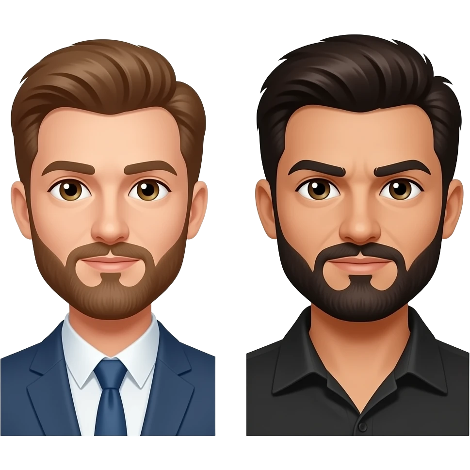 Good vs evil emoji