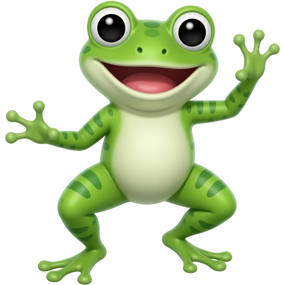 rana que baila emoji