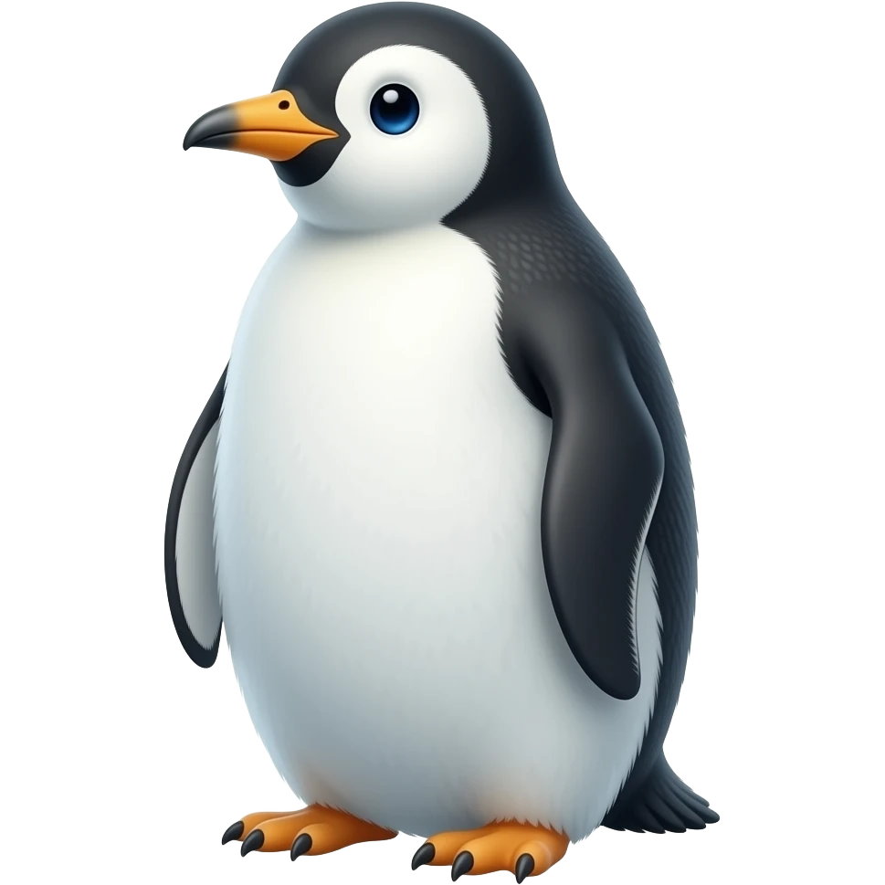 A pinguin un the Antártida emoji