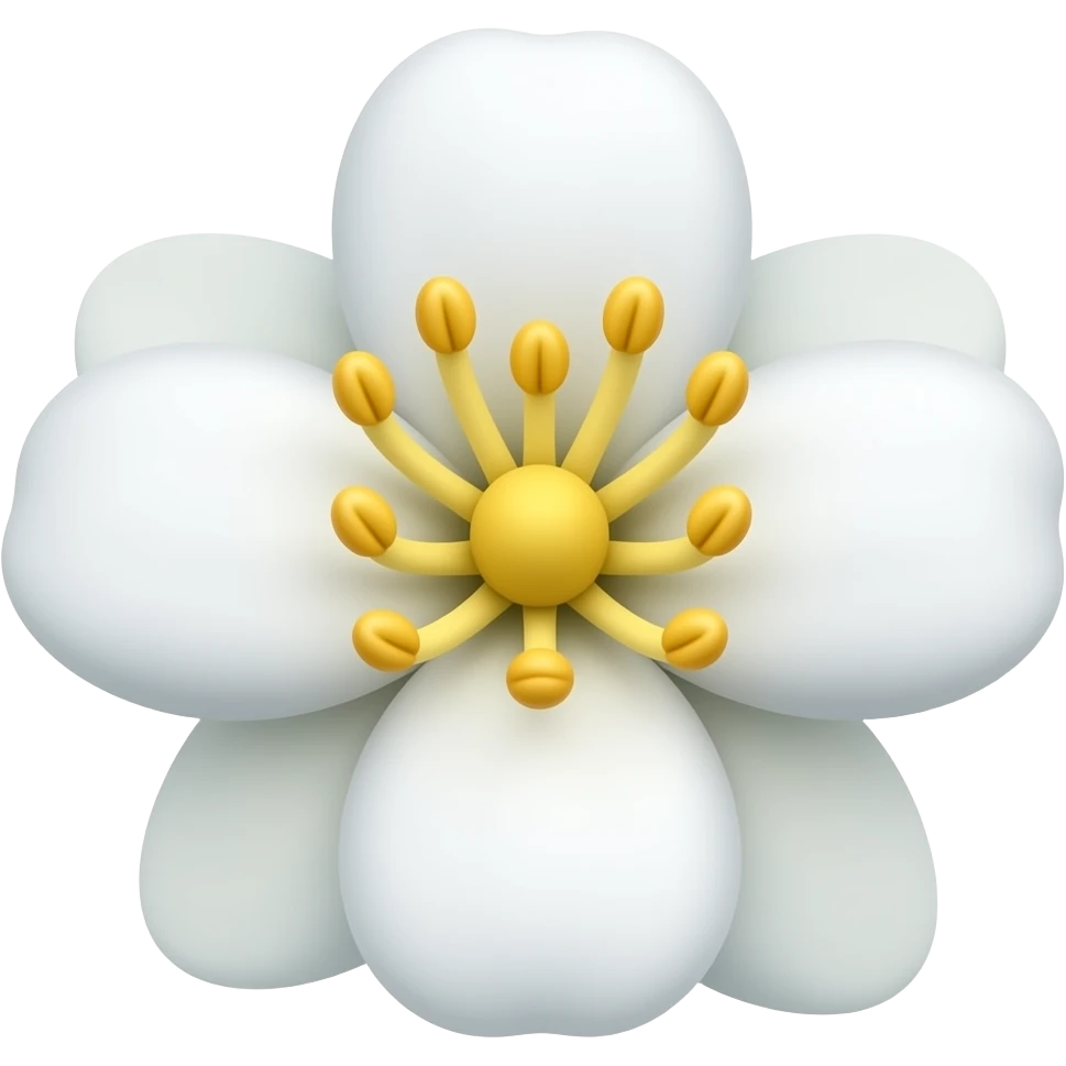 Jasmin flower emoji