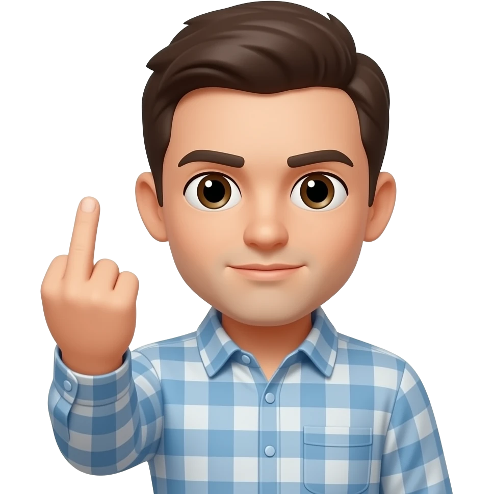 😶+🖕 emoji