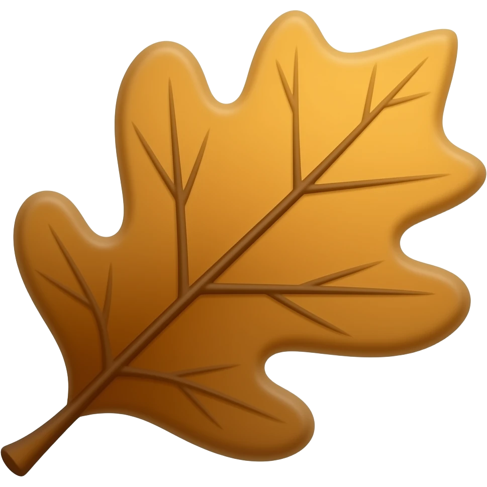 oak leaf emoji