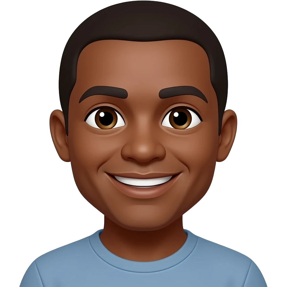 can you make the skin colour of "😊" brown? emoji