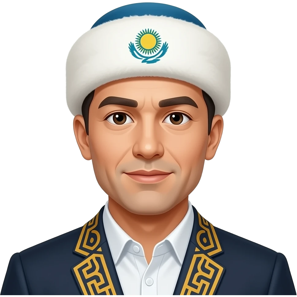 kazakh man emoji