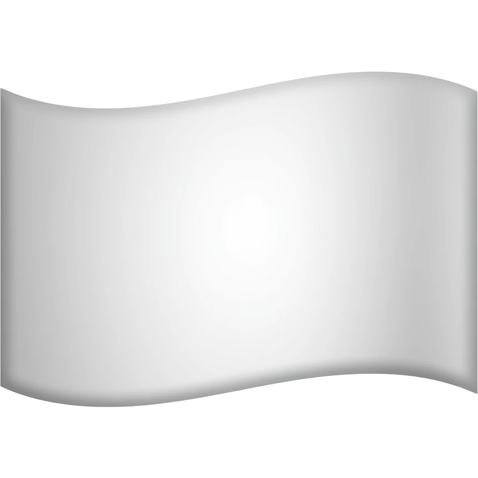 White Rectangle flag emoji