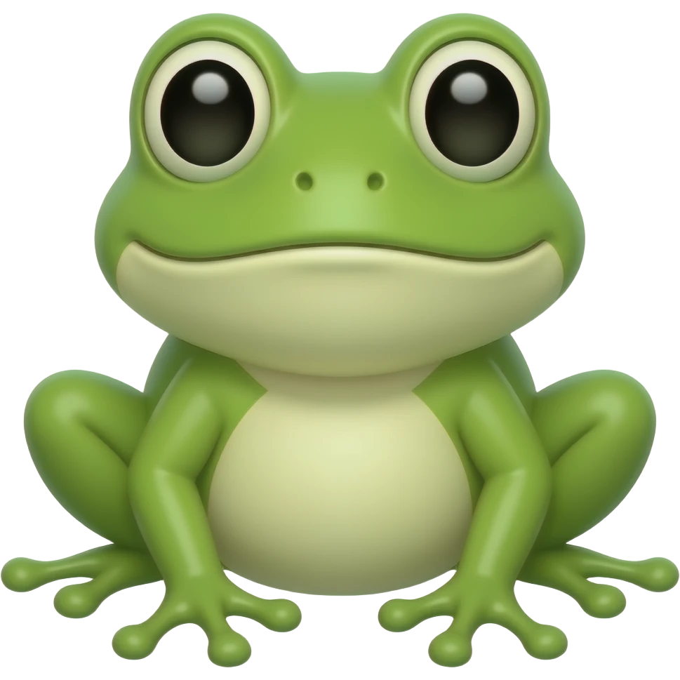 rana verde emoji