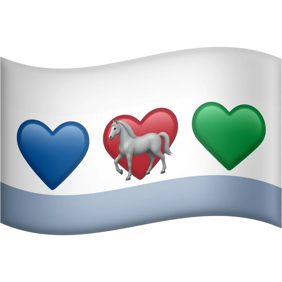 💙🐎❤️💚 flag emoji