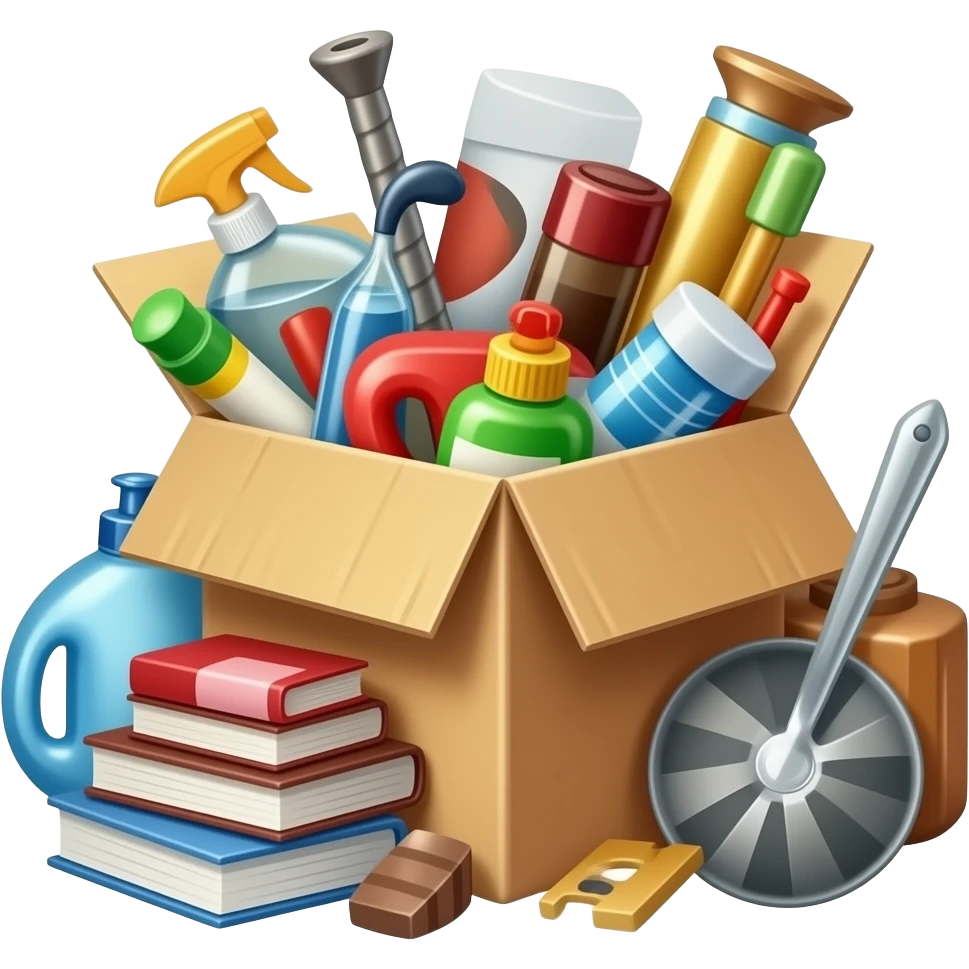 bric à brac en désordre bordel à ranger emoji