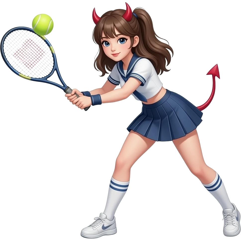 KPOP DEMON HUNTERS TENNIS GIRLS emoji
