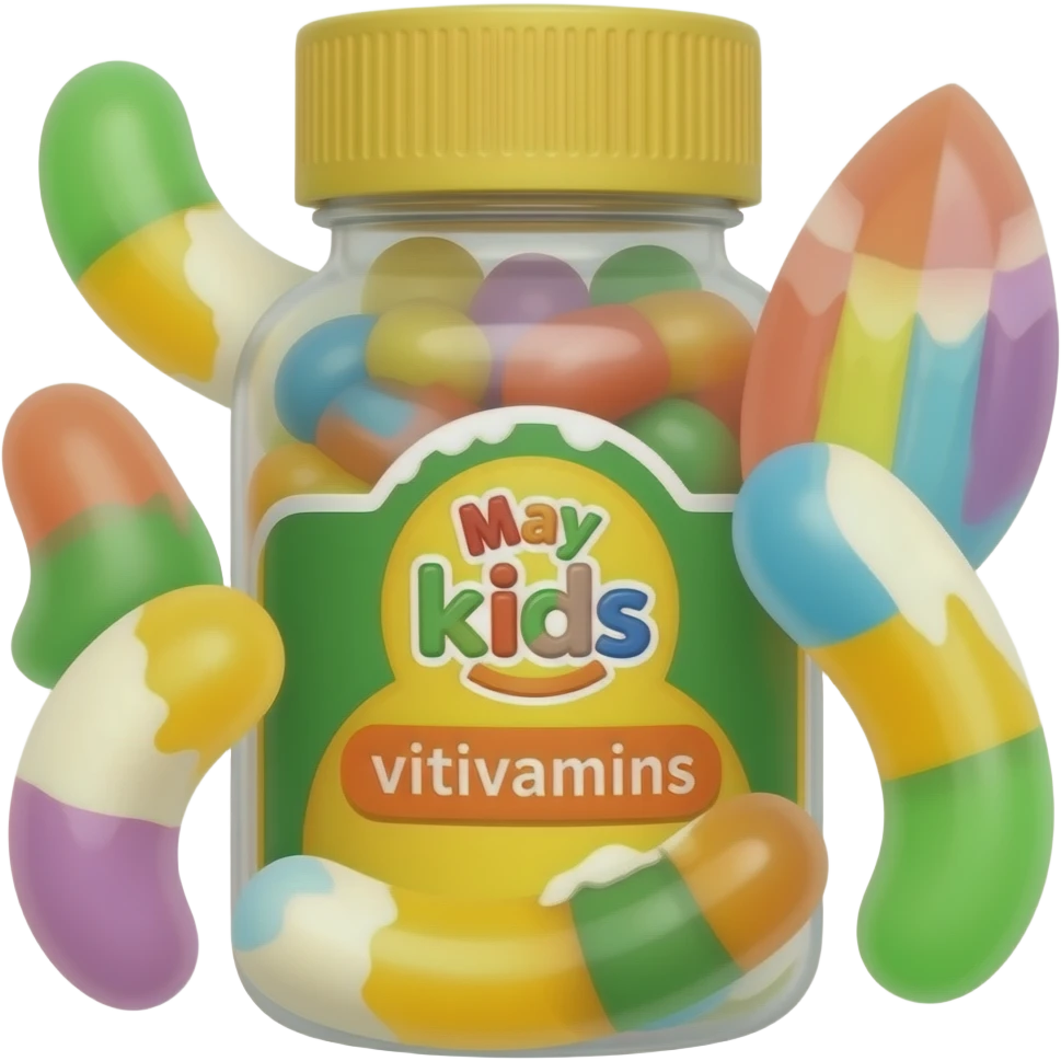 Monkids Multivitamins gummies kids emoji