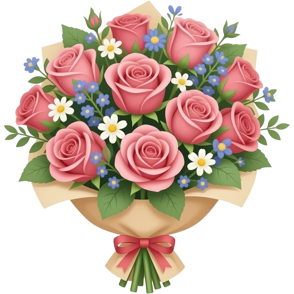 bouquet emoji
