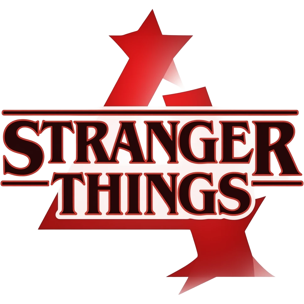 Logo of the third season of the TV series "Stranger Things" emoji