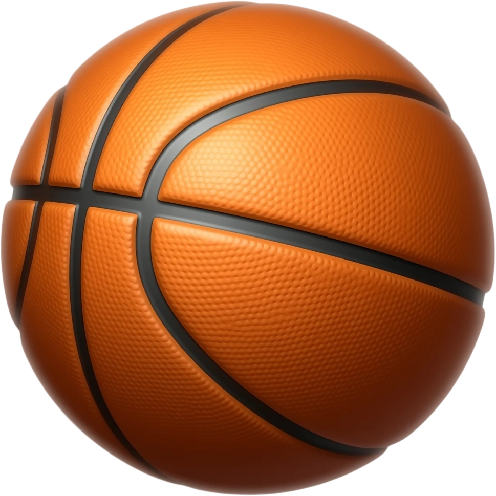 PELOTA de basket con destello de movimiento emoji