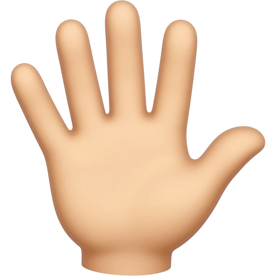 Waving hand emoji